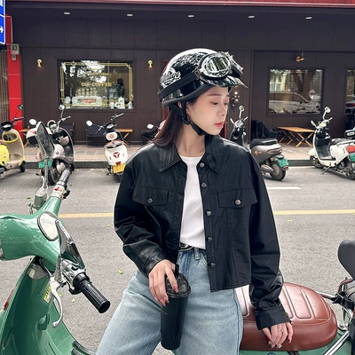 retro electric car helmet | Motosiklet kaskı (dəbilqə)