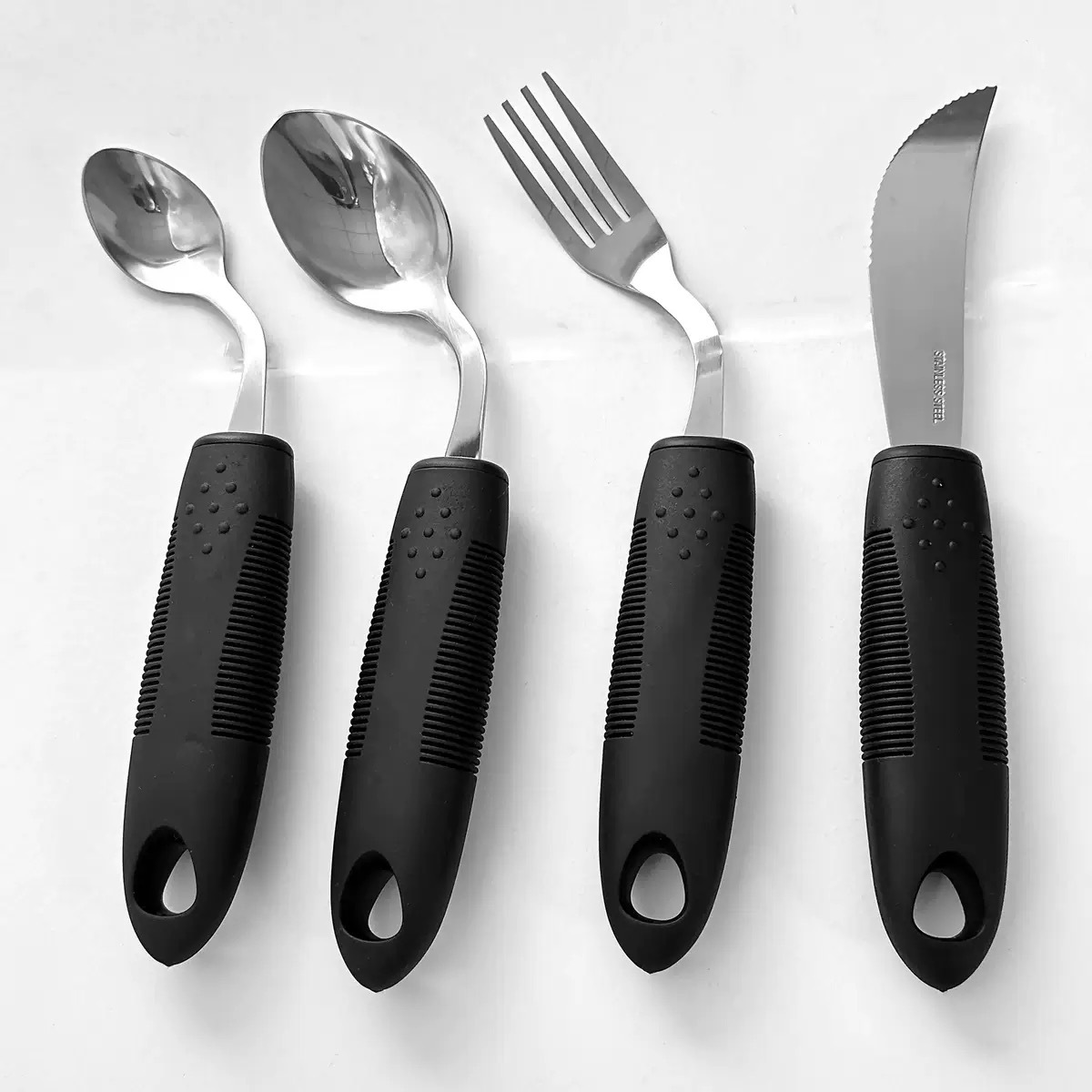 접이식 4종 세트 좌측 곡선 칼 (블랙)