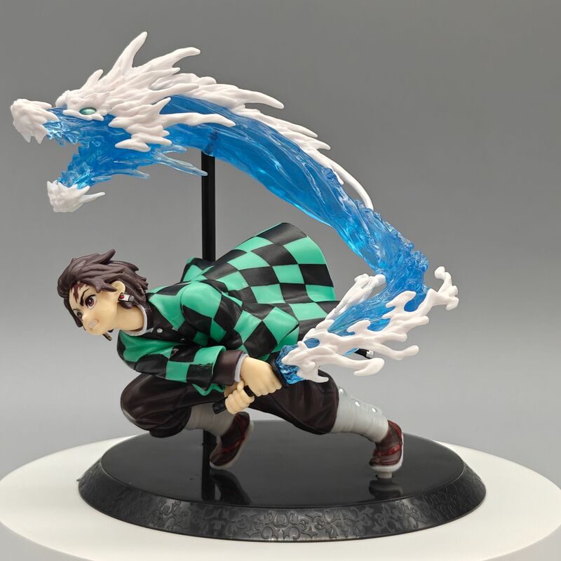 Video Game City Gift Anime Merchandise Demon Slayer Kamado Tanjiro Shengsheng Lianlian Model Figure Water Breathing Ornament