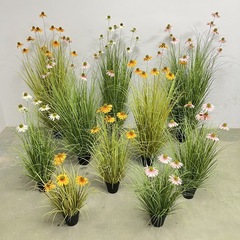 シミュレーション植物鉢植え松果花室内偽緑植シミュレーション造景燕麦穂装飾北欧植物道具