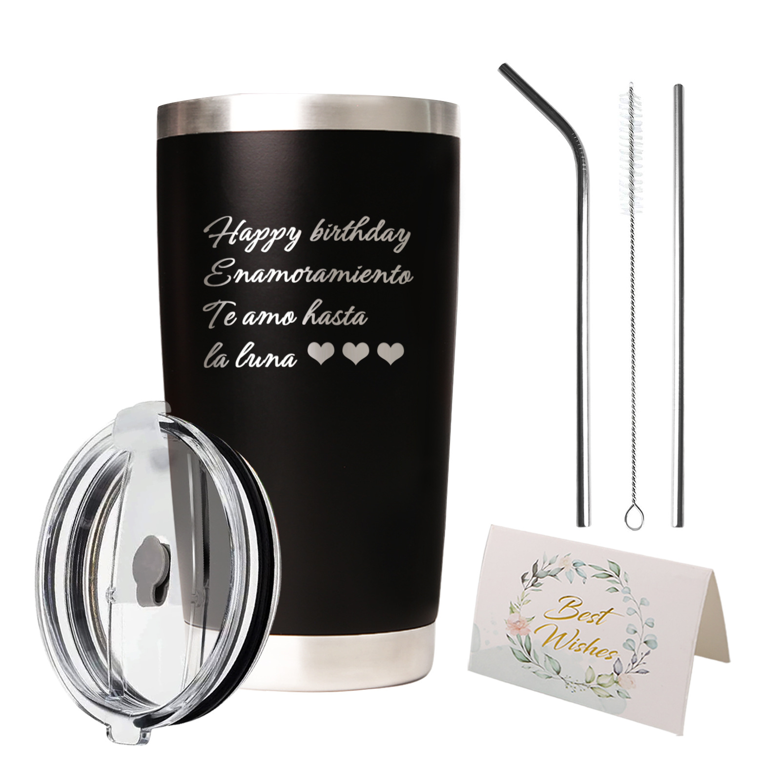 20oz taza de coche vaso de acero inoxidable regalo de Navidad DIY taza de coche taza de cerveza imagen logo taza de coche