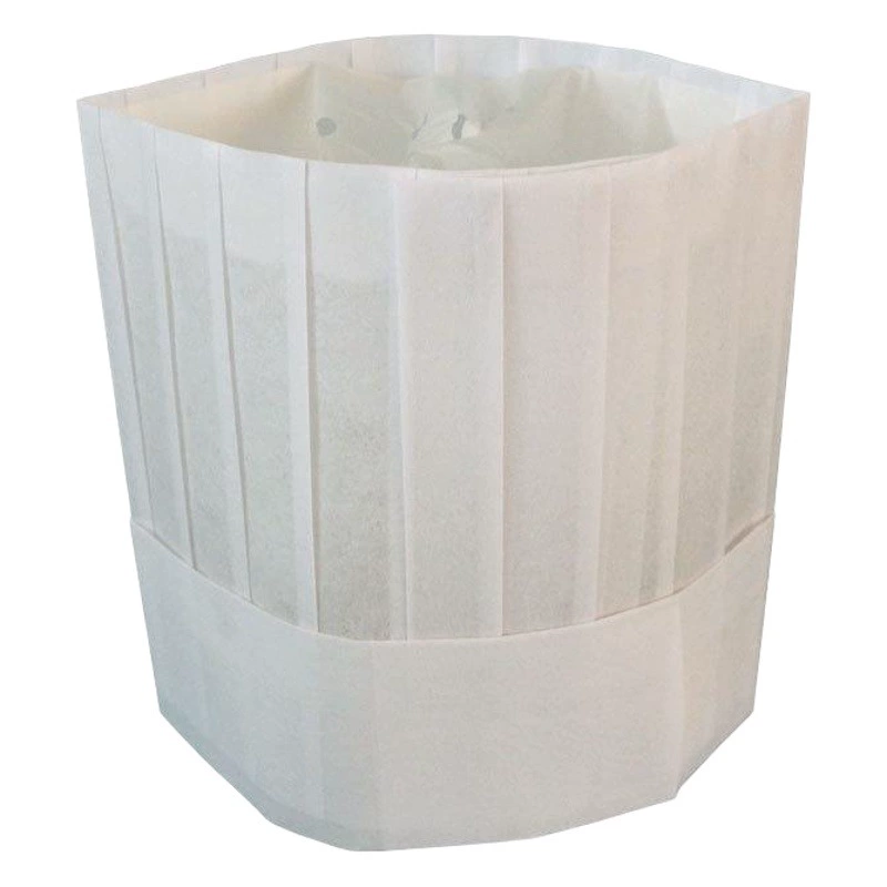 Одноразовая шляпа шеф-повара Завод Волокно Нетканые плоские верхние шляпы шеф-повара Yongsheng Парус шляпы шеф-повара