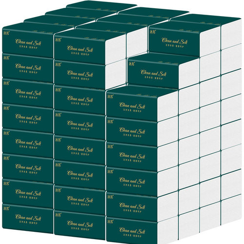 80 packs of tissue paper, whole box, affordable household napkins, facial tissue, raw wood toilet paper, hand towels, drop shipping