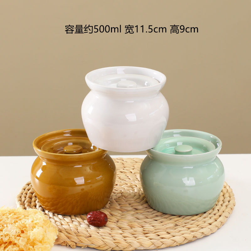 Olla de olla de barro guisada en agua, olla de estofado para una persona, olla de sopa con tapa, snacks de Shaxian, olla de sopa hirviendo de cerámica, venta directa de fábrica