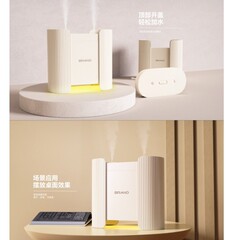 クロスボーダー新しいアロマセラピー加湿器ホームクリエイティブナイトライト超音波アトマイザーバッテリーUSB充電付き