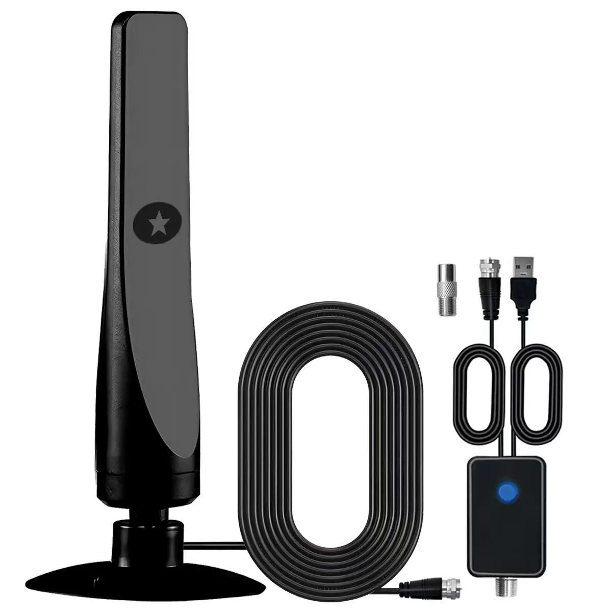 Популярная DVB-T2 европейская и американская HDTV антенна для кросс-бордерной торговли, мини-антенна для внутреннего использования, цифровая HDTV антенна