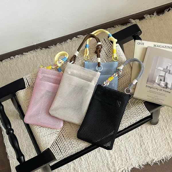 Unique Summer Casual Trendy Small Bag for Women 2026 New Niche Design Fashionable Hollow Crossbody Bag