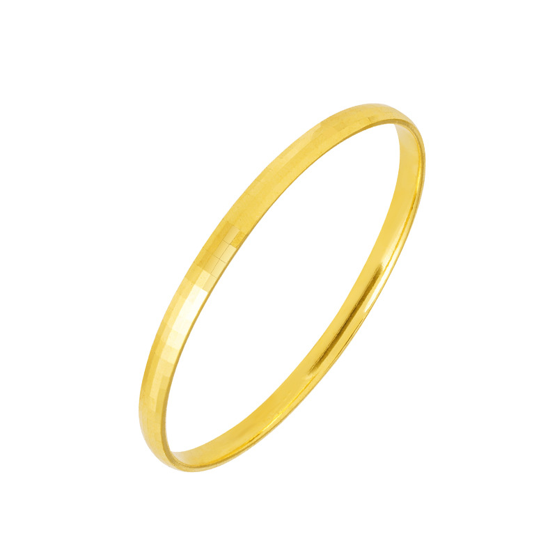 Internet celebridad mosaico pulsera anillo interior curvado mujer imitación oro moda geométrica collage joyería a juego no se desvanece