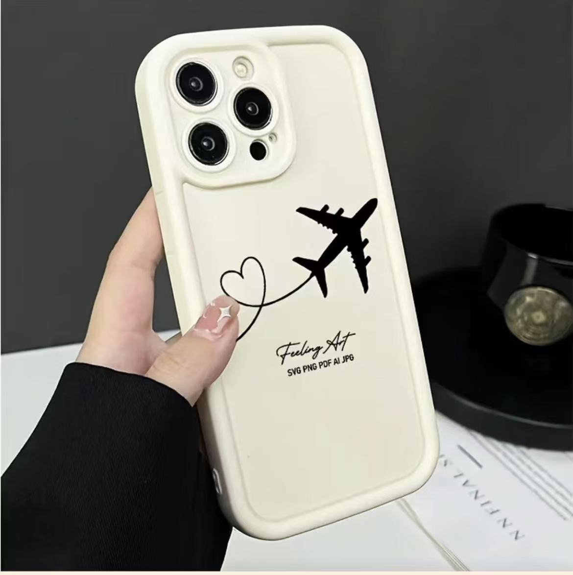 Avión para iPhone 16pro funda para teléfono móvil Apple 15 nuevo 14 europeo y americano 13promax nuevo 12x