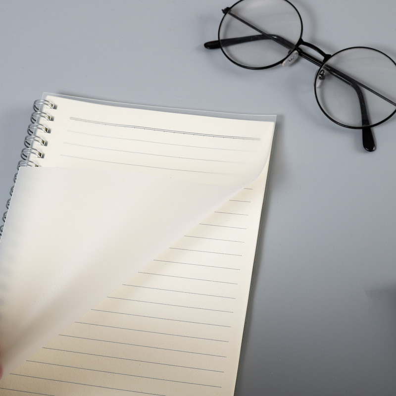 En stock A5 bobina libro de oficina de hojas sueltas papelería de negocios notas de publicidad pequeño cuaderno fresco imprimible LOGO