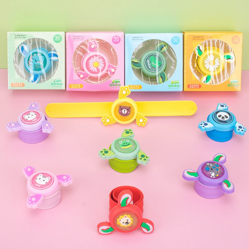 Вращающийся браслет с гироскопом, эфирное масло растений для взрослых и детей, светящийся браслет для кемпинга, браслет против укусов