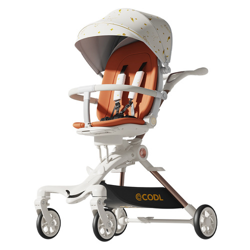 codlv6遛娃双向婴儿推车可坐躺睡轻便折叠手推车高景观溜娃神器