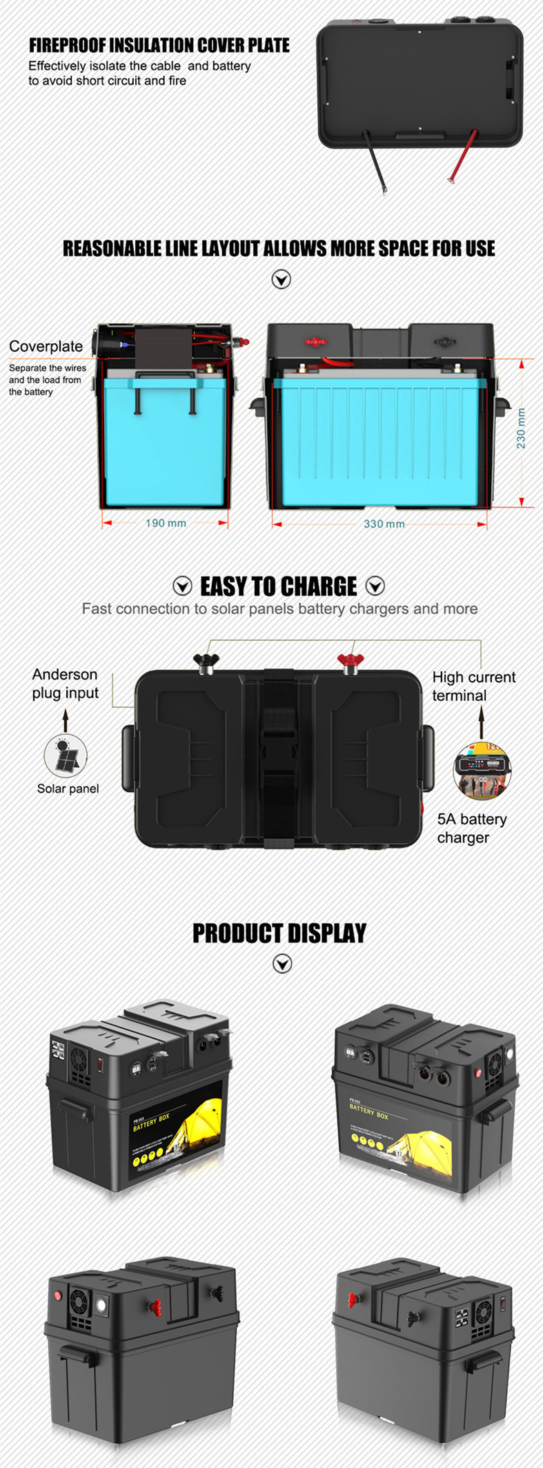 Multifunctional Battery Box Outdoor Portable Power Supply