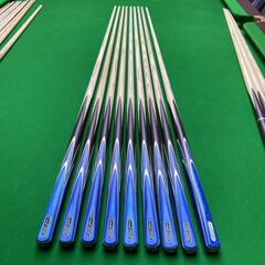 新款奥秘枪手通杆台球杆斯诺克手工台球杆黑八球杆小头16彩桌球杆
