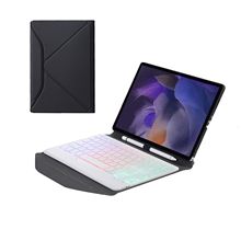 适用三星tab P613保护壳a8平板无线蓝牙键盘a7磁吸皮套七彩光鼠标