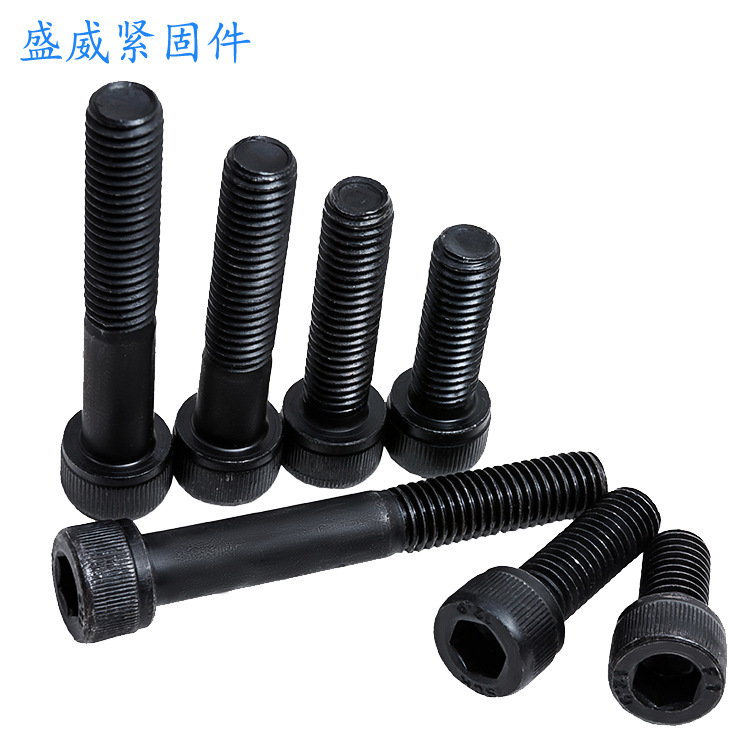 클래스 12.9 육각 소켓 볼트 컵 헤드 고강도 원통형 헤드 DIN912 반나사 육각 소켓 나사 M4-M18