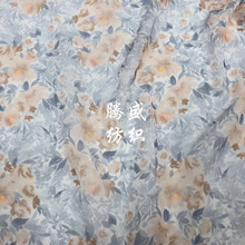 仿真丝雪纺面料 唯美气质花料 可更换底料 数码厂直销春夏印花