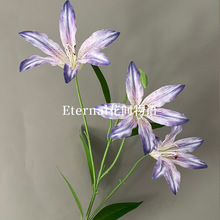 水仙百合仿真花家居装饰干花插花摆件婚礼堂场景布置装饰花假花