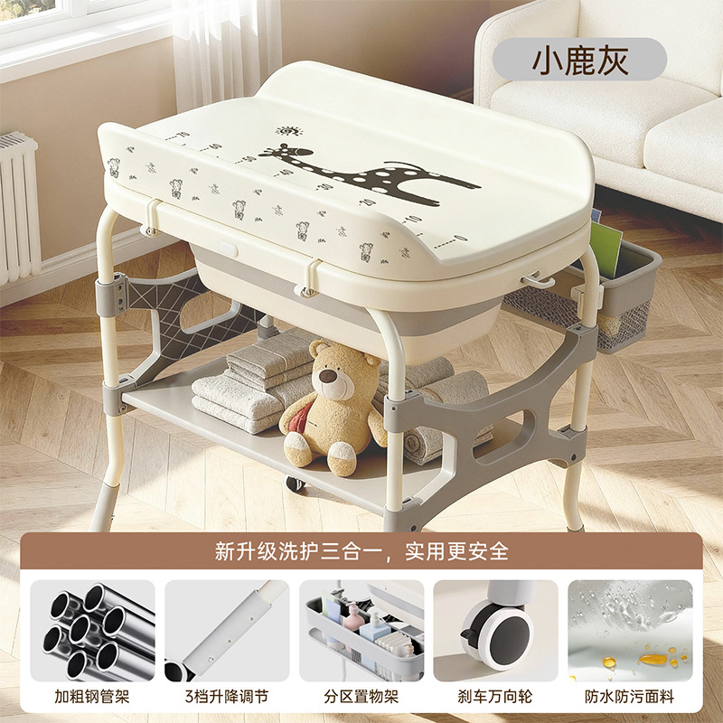 Fabricante tabla de pañales, tabla de cuidado infantil, baño multifuncional, cambio de pañales, toque de cama portátil móvil image 11