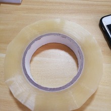 巨品 透明封箱打包胶带纸宽2.4cm封口捆扎胶胶带条窄透明胶布批发