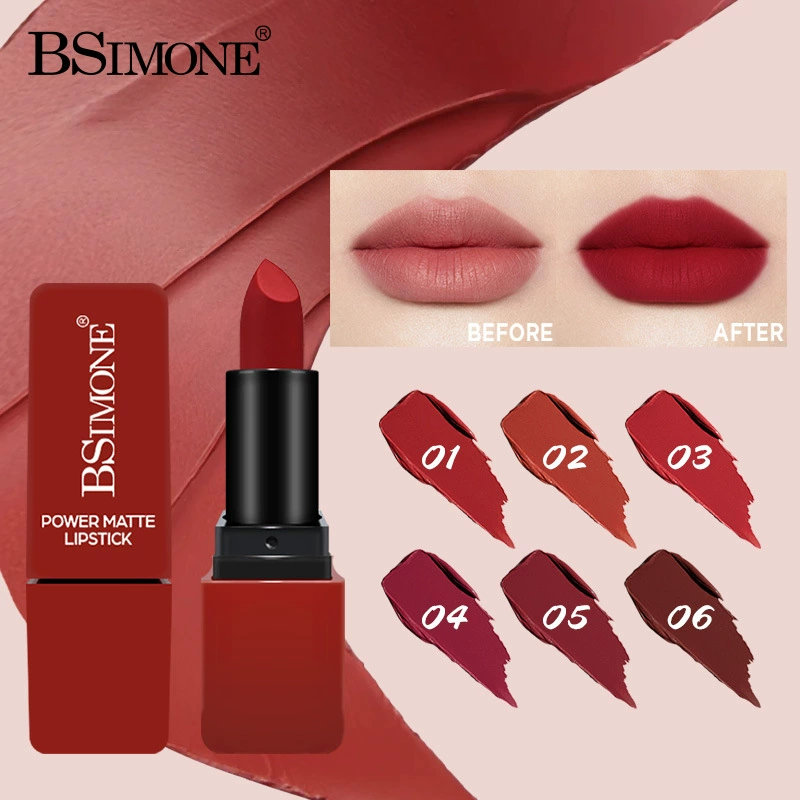Матовая помада Silky (BSIMONE) — стойкая, не тускнеет, 3,5 г