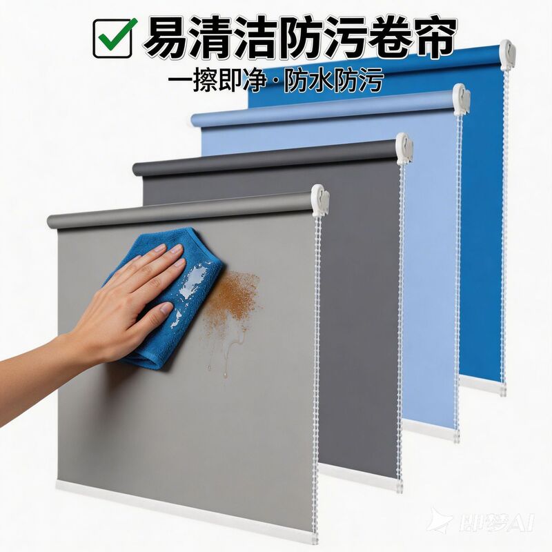 Thickened Full Blackout Roller Blinds for Bedroom, Balcony, Office, Sunshade Curtains, Waterproof, Sun Protection, Heat Insulation, Manufacturer Wholesale Blinds