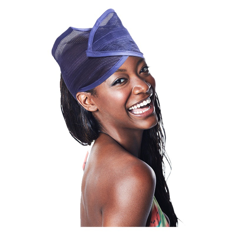 Diseño de malla de Venta caliente africano fresco y cómodo monocromo hombres y mujeres diadema deportiva Banda de Velcro popular europea y americana