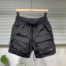 新款大口袋工装短裤男日系潮流夏季速干透气凉快五分裤子休闲宽松