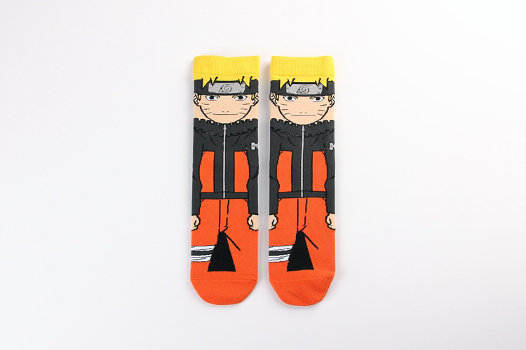 Dibujos animados de dibujos animados Calcetines de dibujos animados deportes casuales jacquard pareja de algodón de mujer calcetines de media pantorrilla calcetines de moda medias de hombre