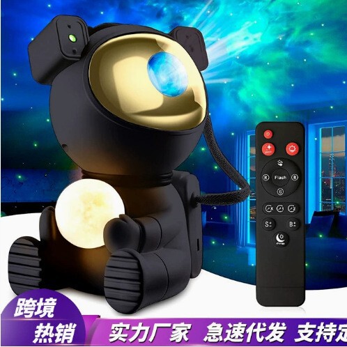 Astronaut Starry Sky Lamp Astronaut Atmosphere Projection Lamp Bedroom Kidsren's Room Decorative Lamp Gift Night Light Led Lamp