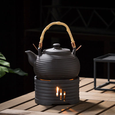 Japanese Retro ceramics tea utensils teapot candle Tea furnace scented tea Warm tea tea utensils Tea ceremony parts Glass