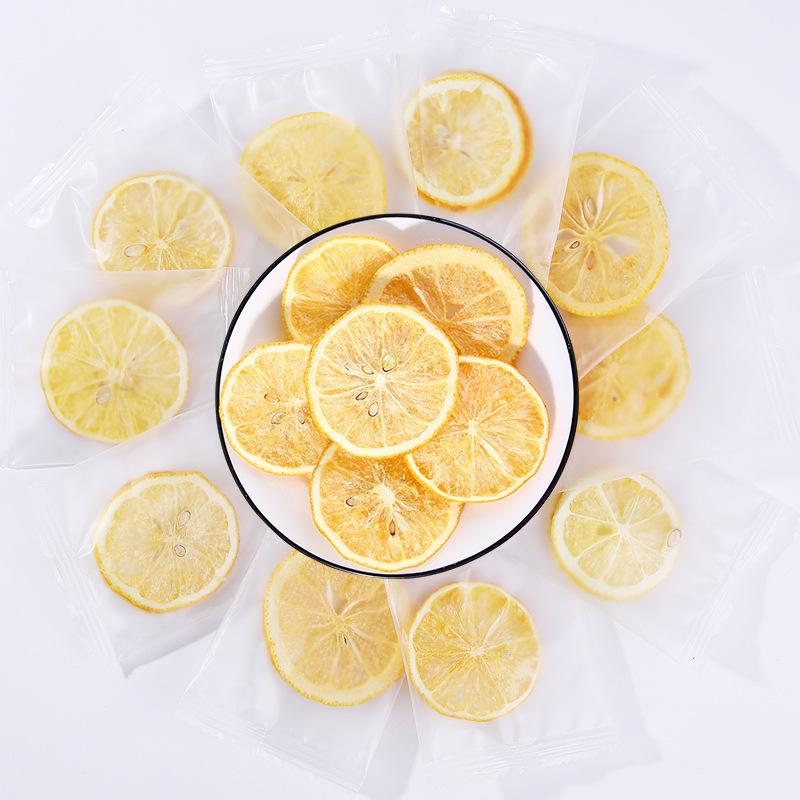 Freeze-Dried Lemon Slices Ning Meng Pian 50g Bottle Honey Lemon Tea Summer Cold Brew Fruit Tea overview