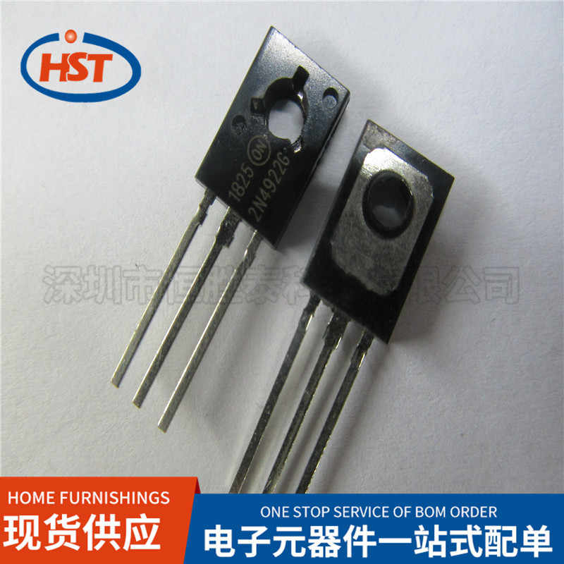NPN双极单晶体管2N4922G TO-225 60V 3A 3MHz 30W