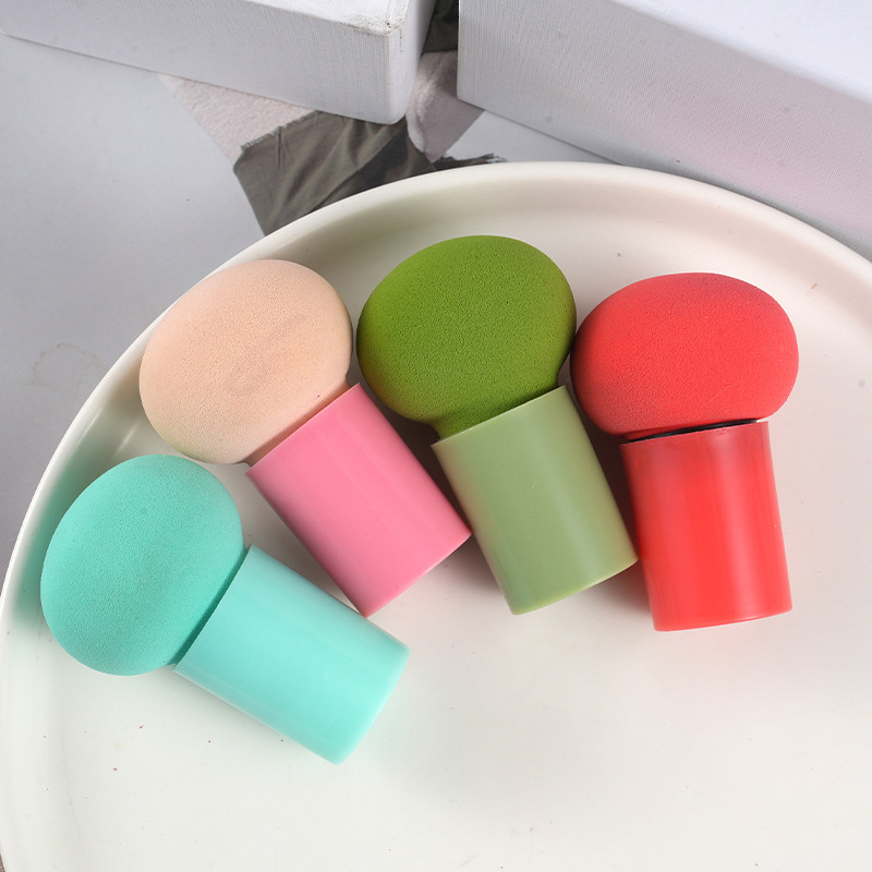 Soft and skin-friendly mushroom head powder puff air cushion beauty makeup eggs do not eat foundation liquid makeup balls sponge eggs dry and wet
