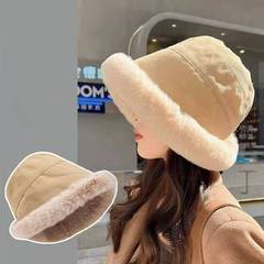 渔夫帽子女冬季新款加厚保暖蒙古帽防寒护耳包头时尚休闲百搭盆帽