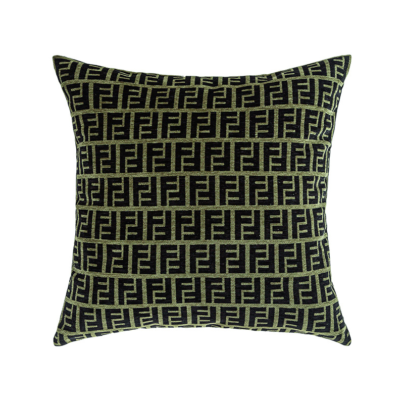 Nórdico moderno jacquard almohada sofá sala de estar almohada modelo de sala de hotel almohada cubierta mayorista