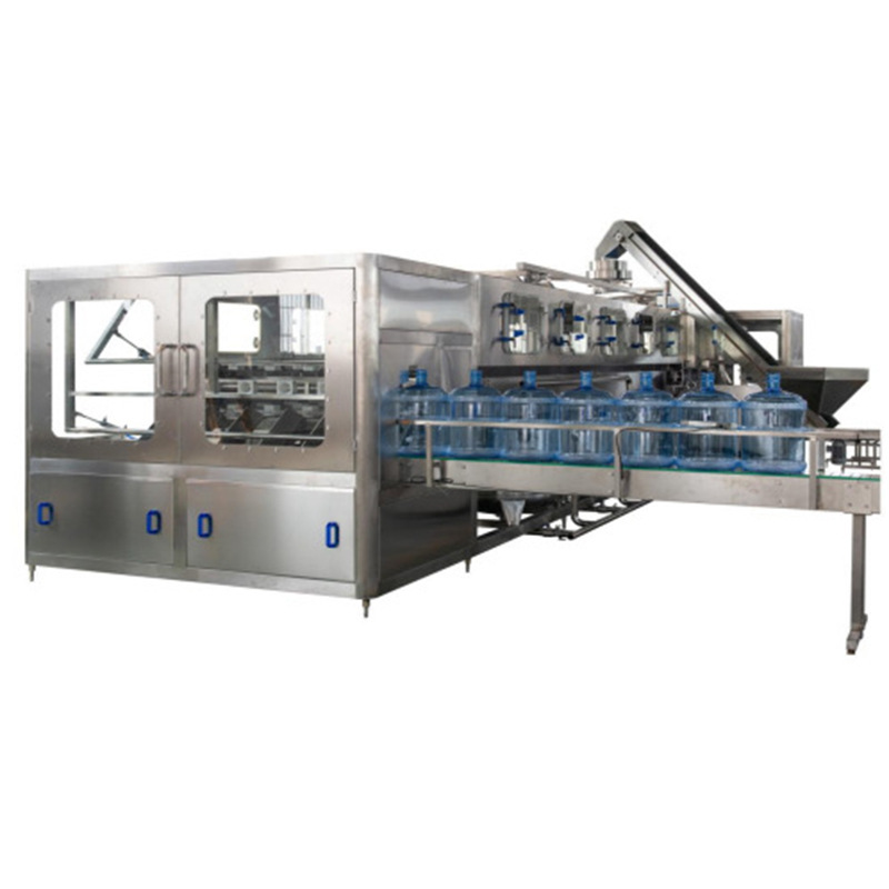 La lavadora de alta presión llena-automática del agua embotellada fijó la cadena de producción del agua 600 embotellada equipo en venta