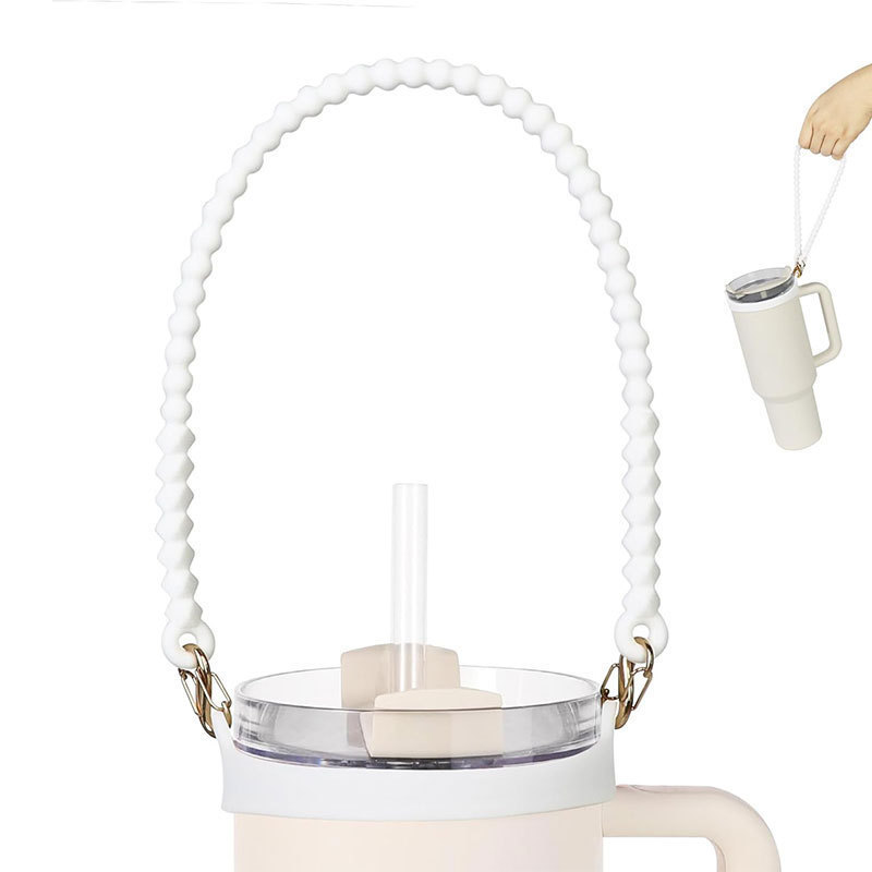 Cross-border Amazon Hot Sale Silicone Water Bottle Sling Water Cup Lanyard Water Bottle Rope Compatible Stanley Cup Accessories