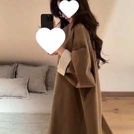 高智感穿搭英伦风宽松休闲中长款卡其色风衣外套女款早秋2025新款