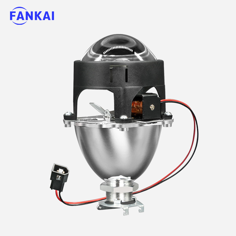 Venta directa de fábrica, lente bi-xenón Visteon de 2.5 pulgadas, lámpara HID xenón, haz largo y corto, portalámparas H4H7, instalación no destructiva