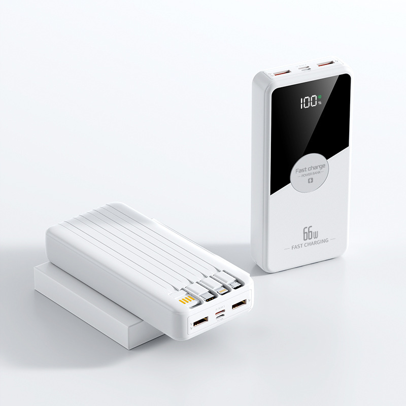 66W超高速充電パワーバンクには、2W mAhの大容量の便利なモバイル電源ギフトプリントロゴが付属しています|undefined