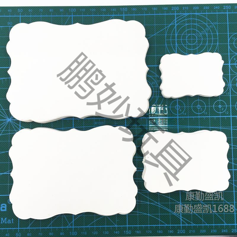 Lace Special-Shaped 315g White Cardboard Printed Piece Collage Hand-Painted Card Blank Scrapbooking Photo Album Greeting Card Handmade Material