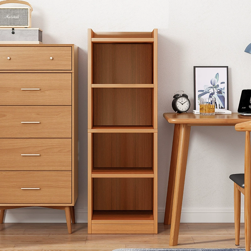 Книжная полка напольная бытовая многослойная книжная полка для хранения в гостиной настенный книжный шкаф с задней панелью напольный шкаф для хранения