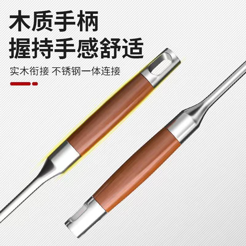 キノコ拾い用の小さな熊手、キノコ拾い用のツール、肉を拾うための二本爪熊手、海を追い払うための長いハンドル|undefined