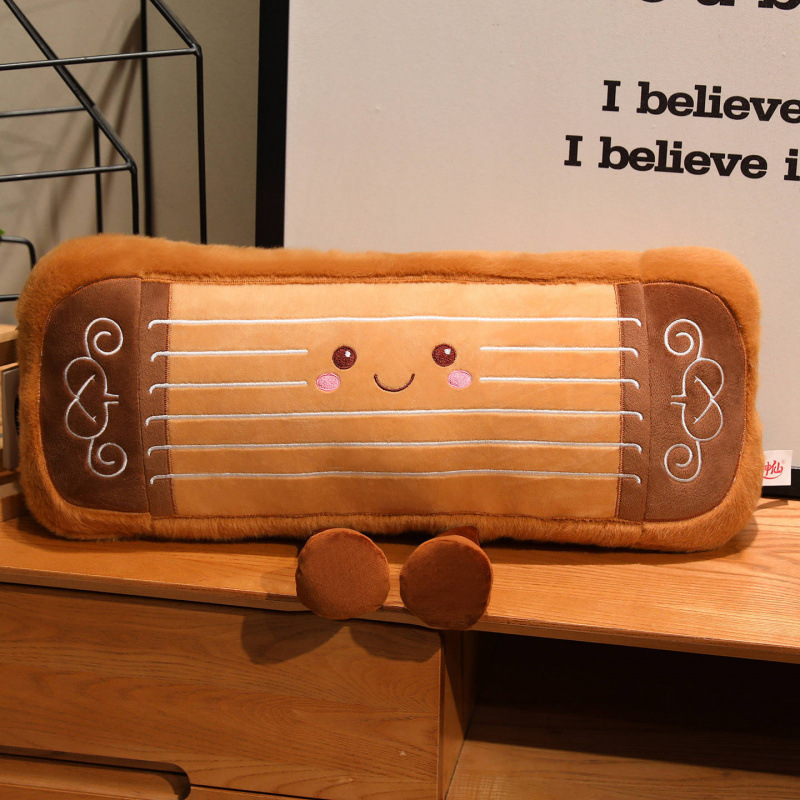Diversión de simulación de instrumentos musicales, muñecas de peluche, gu筝, piano, almohada, muñeca, regalo de cumpleaños image 13