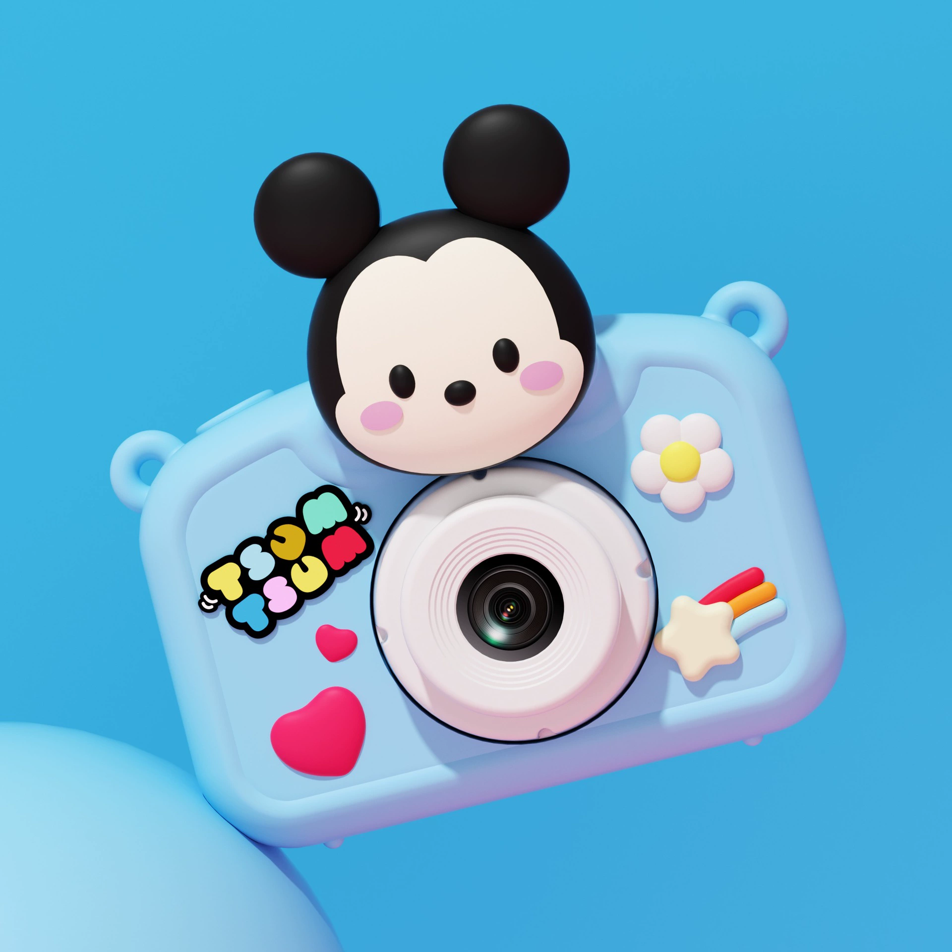 Клубника, мультяшный маленький фотоаппарат, забавная игрушка, подарок на день рождения