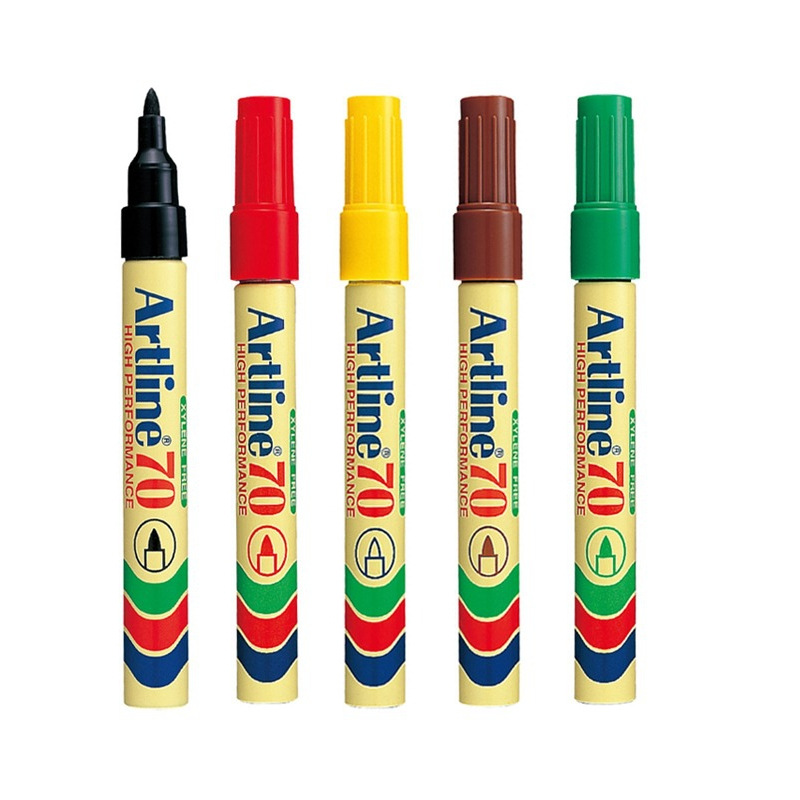 Japón Artline marca de marca de aceite, cabeza gruesa, cabeza negra, cabeza grande, impermeable, secado rápido, no decolor, especialidad de arte