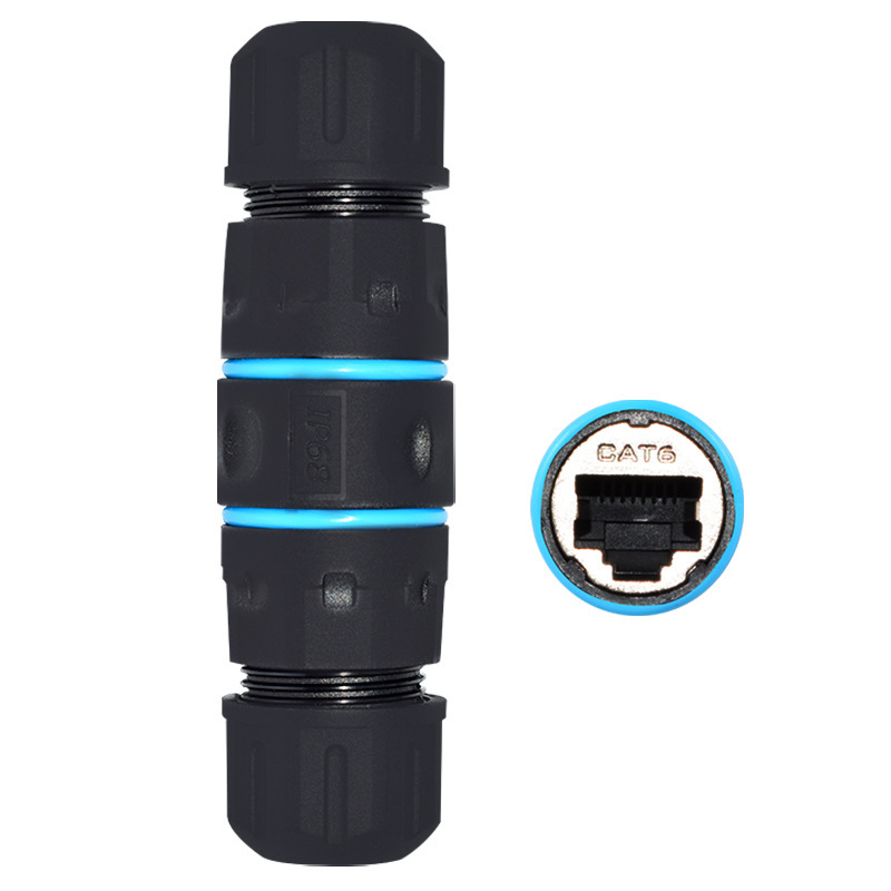 Rj45 Short Waterproof Connector Compact Rj45B Waterproof Connector Ca6 Zinc Alloy Short Connector Rj45 Short Waterproof Connector Compact Rj45B Waterproof Connector Ca6 Zinc Alloy Short Connector