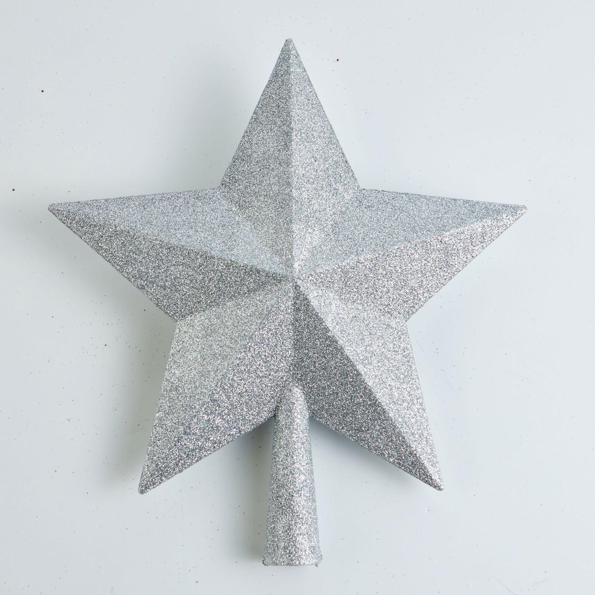 Silver Christmas Tree Top Star