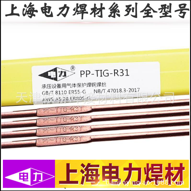 上海电力PP-TIG-R31耐热钢钨极氩弧焊丝ER55-B2-MnV氩弧焊丝
